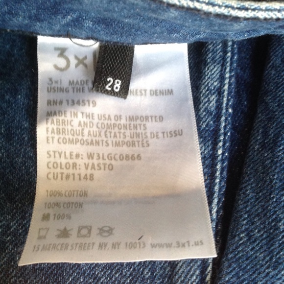 3x1 Kick Flare Jeans Higher Ground Gusset - Picture 6 of 8